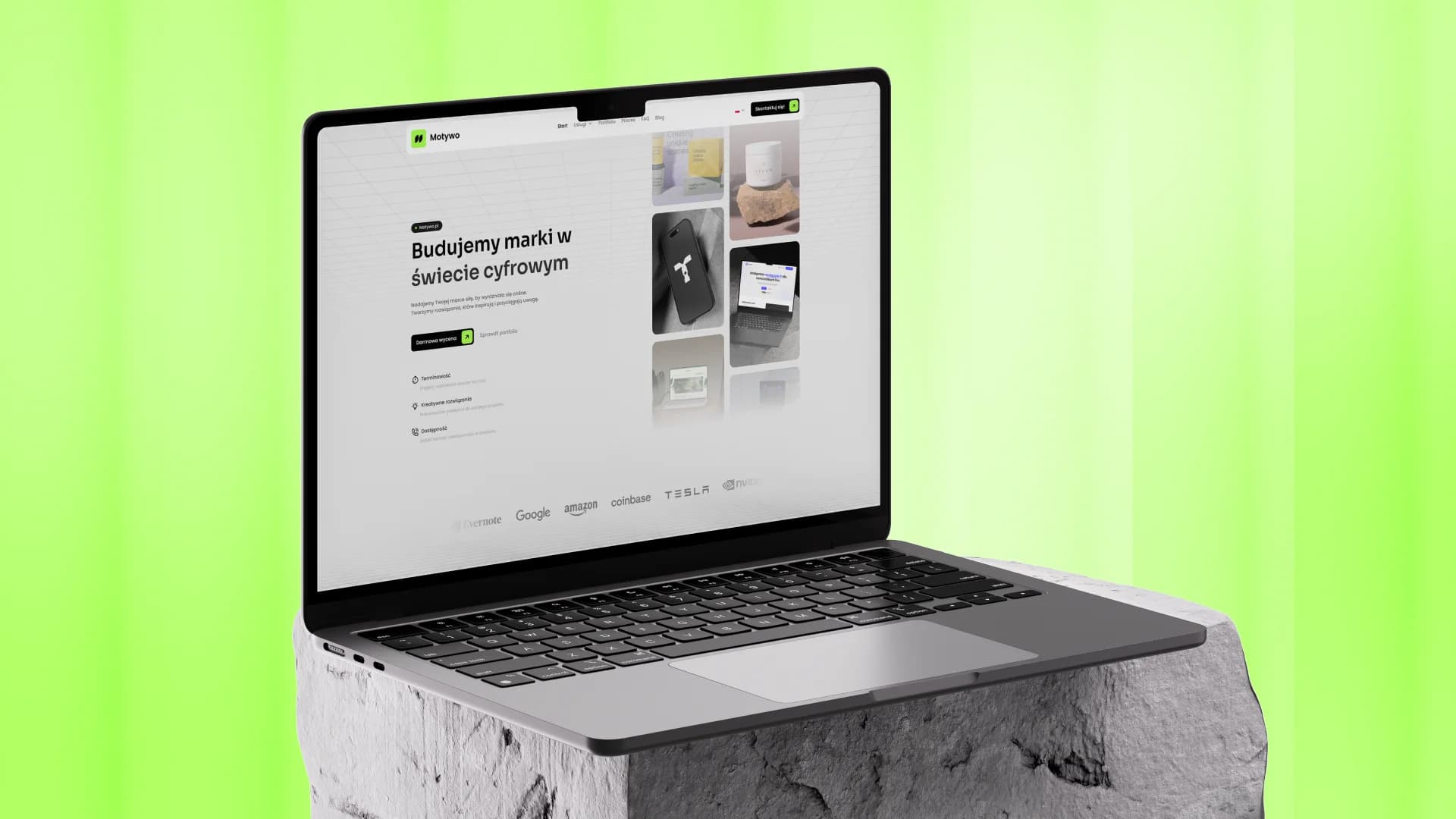 Motywo, strona internetowa dla: Agencja kreatywna